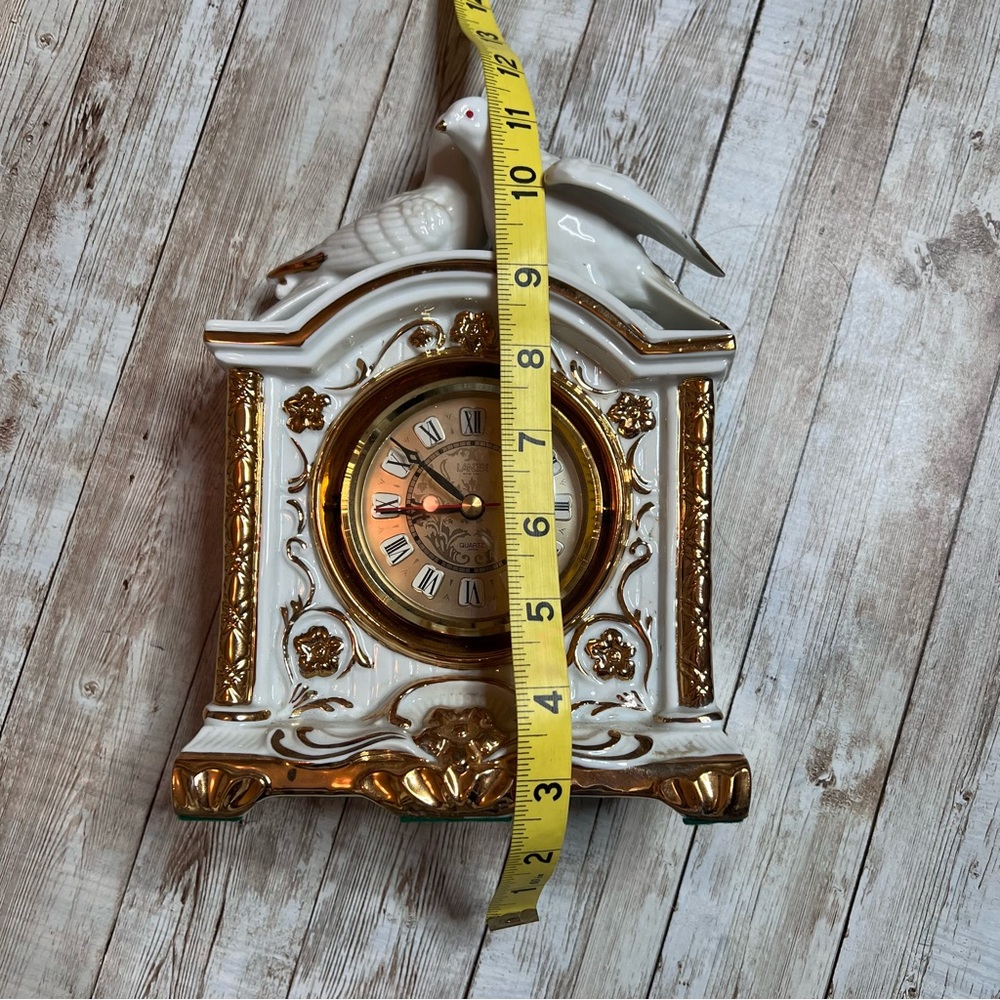 💚Royal Landex quartz dove mantel clock - Picture 3 of 12